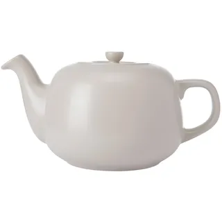 OEM La Cafetière Teekanne, klassisch, Farbe Latte, traditionell, groß, mit komfortablem Griff und tropffreiem Ausgießer, für 6 Tassen, geeignet für Teebeutel, leicht zu reinigen, spülmaschinenfest, 1,5 l