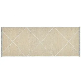 Sansibar Teppich SANSIBAR »Braderup« SA-030 870 gold (80x200cm)