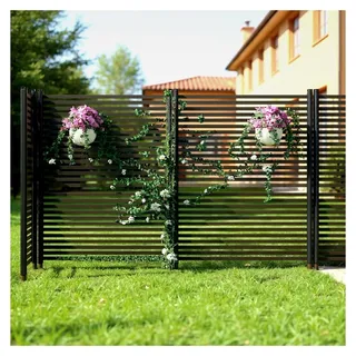 2er Set Rankgitter für Gartenzaun 120x180 cm aus Metall für Kletterpflanzen, Sichtschutz und Balkonschutz