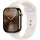 Watch Series 10 GPS + Cellular 46 mm Titaniumgehäuse gold Sportarmband beige S/M