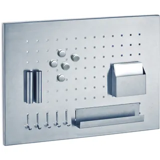 Zeller Memoboard 50 x 35 cm Silber