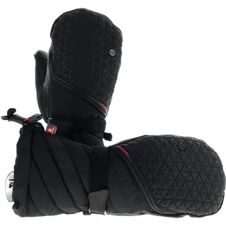 Lenz Heat Glove 6.0 Finger Cap Mittens Damen beheizbare Fäustlinge, schwarz, Größe für Frauen