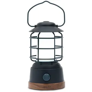 qeedo Luca Camping Lampe LED aufladbar, integrierte Powerbank (USB, Batterie-Akku), dimmbar, Outdoor Campingleuchte Tischleuchte