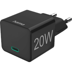 Bild Schnellladegerät USB-C PD/Qualcomm Mini-Ladegerät 20W schwarz (201649)