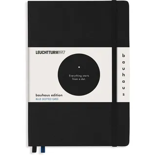 Leuchtturm1917 Notizbuch Medium A5 Schwarz gepunktet