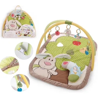 NICI 3-D Activity-Decke Hase Eule 80x110