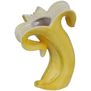 Butlers Vase (4er Set) Banana , Gelb , Stein , 12x24x17 cm , Dekoration, Kerzen & Kerzenhalter, Teelichthalter