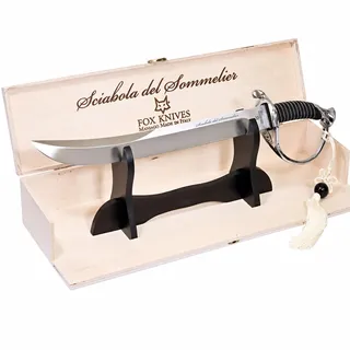 FOX - Champagner Säbel für Sommelier - Stahlgriff