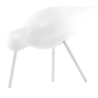 Normann Copenhagen 100167 Deko-Vogel, Holz, Weiß, 15 x 5.5 x 11 cm