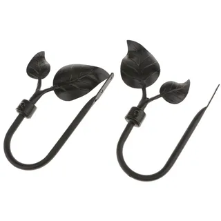 MagiDeal Einmalige Gardinen Raffhalter, Raffhalter für Vorhänge, U-Form Raffbügel, Curtain Hook, Vorhang Raffhalter Raffhalter für Gardinen, Aluminum Haken Vorhang Tieback Wandhaken Halter