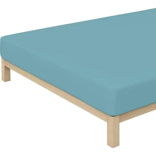 Premium Baumwolle 90 x 190 - 100 x 220 cm petrol mid