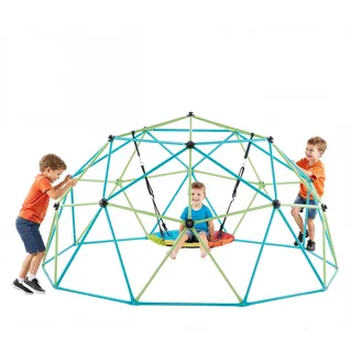 Vevor Klettergerüst Kletterkuppel 305 cm mit Tellerschaukel