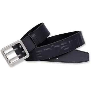 Carhartt Logo Ledergürtel - Black - 120 cm