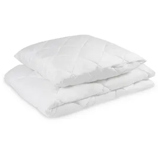 Ehrenkind® Kinder-Steppbetten-Set Kochfest | Kinder-Decke + Kissen | Standard 100 by Oeko-TEX | Decke 200x135 cm Kissen 80x80 cm