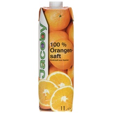 Jacoby Spanischer Orangensaft Direktsaft, 6er Pack (6 x 1 l)