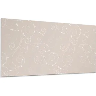 Zarte Spiralen Und Blätter – Selbstklebende Fliesen – Wandverkleidung – Wandpaneel – PVC Fliesen – Vinylflisen – PCV Flisen – Selbstklebend – Wanddeko – 10 Stück 100 x 50 cm