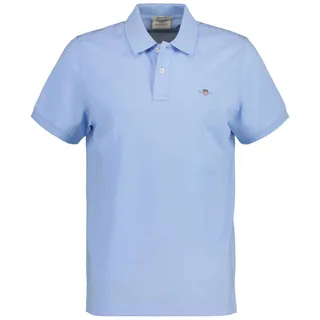 GANT Reg Shield Kurzarm-poloshirt Capri Blue S