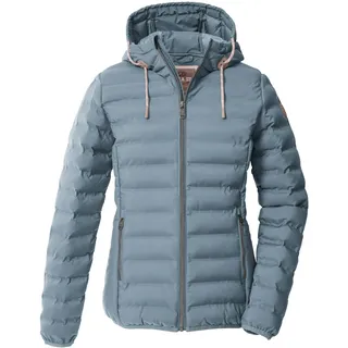 G.I.G.A. DX Damen Steppjacke/Übergangsjacke mit Kapuze Damen, Steppjacke OOGW 1, foggy ocean, 42, 43719-000