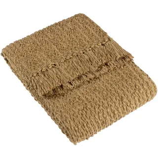 Hoem Morni Überwurf mit gewebten Fransen