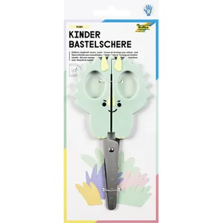 Folia Kinderschere DINO, grün 16,0 cm,