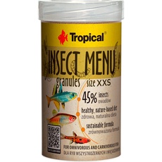 Insect MENU GRANULES Size XXS 100ml / 64g - Fischfutter in Form eines sinkenden, sehr feinen Granulats auf Basis von 3 Insekten