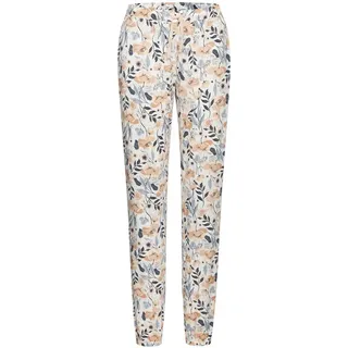 VIVANCE DREAMS Pyjamahose Damen rosa-blau-geblümt Gr.36/38