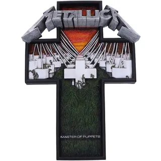 Nemesis Now Offiziell lizenziertes Metallica Master of Puppets Wandschild, mehrfarbig, 31,5 cm