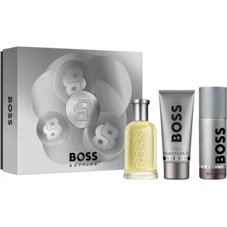 Boss Bottled Eau de Toilette 100 ml + 100 ml Shower Gel + Deo Spray 150 ml Geschenkset 2025
