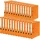 PP-Color-Ordner DIN A4 80 mm orange 25 St.
