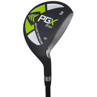 Pinemeadow Golf Men's 12392 PGX Offset 3 Wood Driver, Black/Green, Right Hand
