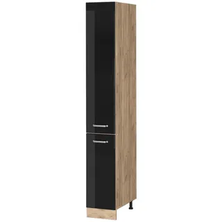 Vicco Hochschrank Apothekerschrank 30 x 57,2 x 206,8 cm Schwarz