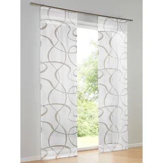 Heine home Schiebegardine Klettschiene 1, Stk. tlg., grau