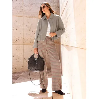 heine Lederimitat-Blazer "Lederimitat-Blazer", taupe