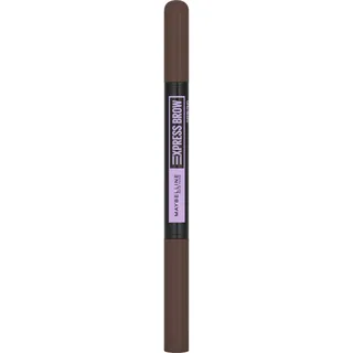 Maybelline New York Express Brow Satin Duo Augenbrauenstift und -puder in Nr. 04 Dark Brown, dunkelbraun