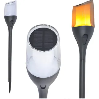 Forever Light Solarfackel LED SUNARI FLS-230 schwarz - Schwarz