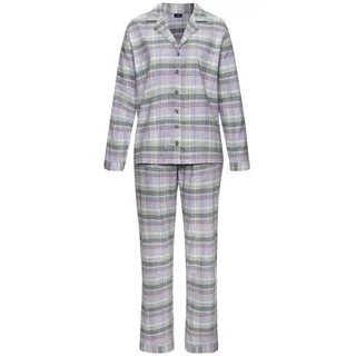 VIVANCE Dreams Pyjama 2 aus kuschelig weichem Flanell, lila