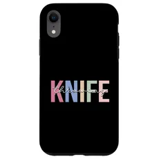 Hülle für iPhone XR Messer Wurfmesser Werfer Sport