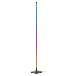 Govee LED Stehlampe lite Wohnzimmer, WiFi Stehlampe Dimmbar, Arbeiten Sie mit Alexa und Google Assistant, 16 Millionen Farben, Musikmodi Schwarz