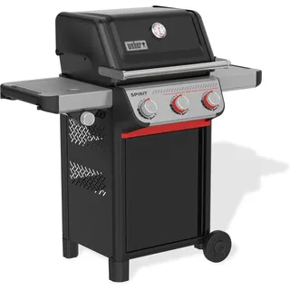 Weber Gasgrill E-335 GBS Spirit mit 3 Brennern und Seitenbrenner Schwarz