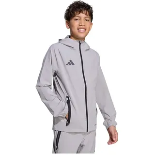 Adidas Tiro 25 Competition Vis Tech Travel Reißverschlusspullover - Team Mid Grey - 11-12 Jahre