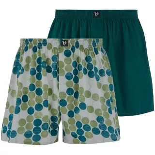 Bruno Banani Herren Privilege Boxershorts, Grün, M EU