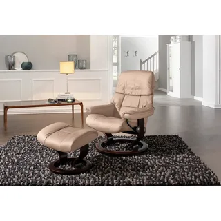 Relaxsessel STRESSLESS "Ruby", beige (sand paloma), B:79cm H:98cm T:76cm, Leder PALOMA: Paloma ist ein durchgefärbtes Semianilin-Möbelleder mit natürlicher Narbung. Es wurde mit einer leichten Oberflächenbehandlung versehen, um es beständiger zu machen. Paloma ist weich im Griff und hat eine warme Ausstrahlung. Es ist atmungsaktiv und feuchtigkeitsabsorbierend. Paloma wird besonders von all jenen geschätzt, die das echte Ledergefühl suchen.;Leder BATICK: Batick ist ein leicht korrigiertes, durchgefärbtes