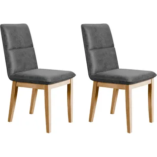 OTTO home Esszimmerstuhl Beluna Polyester schwarz 2er Set