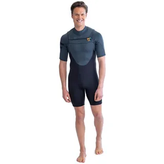 Jobe Perth 3/2 mm Chestzipper Traje Neoprenanzug für Herren, Grau, M