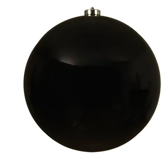 Christmas Decoration Weihnachtskugeln Kunststoff 20cm 1 Stück - Schwarz