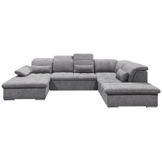 MID.YOU Wohnlandschaft Wayne U Sofa 3-teilig Holzwerkstoff/Nosag