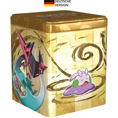 Bild Pokémon-Sammelkartenspiel: Stapel-Tin-Box Drache (3 Boosterpacks & 2 Stickerbögen)