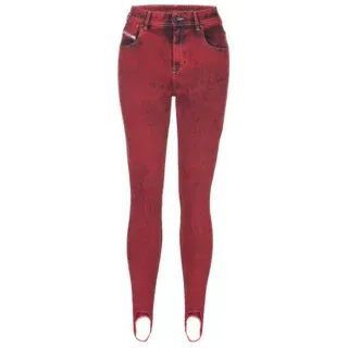 Slim Fit Jeans für Damen in rot - Rot