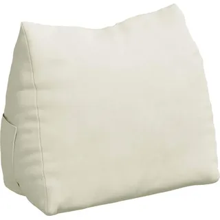 vidaXL Rückenkissen Creme 45 x 20 x 35 cm Cordstoff - Creme