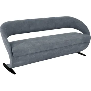 K+W Komfort & Wohnen Polsterbank Wave Blau 204 x 83 x 68 cm